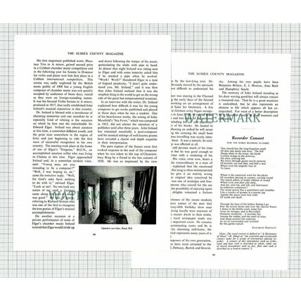 (6621) Dr John Ireland Composer Rock Mill Sussex Elgar - 1955 Article