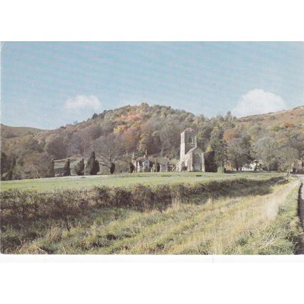 Little Malvern Priory Church and Court Postcard posted 1991 VGC