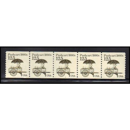 2133 12.5c Pushcart Very Fine MNH Dry Gum PNC 1/5 X2210
