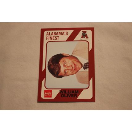 William Oliver 1989 Collegiate Collection Alabama's Finest NO. 279