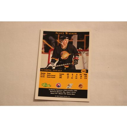 Scott Walker 1994 Classic Pro Prospects NO. 165