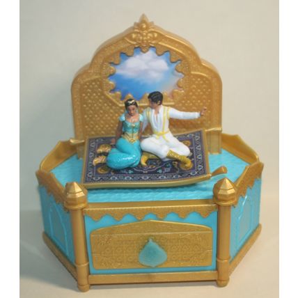 Disney's Aladdin Jasmine & Aladdin Musical & Animated Jewelry Box