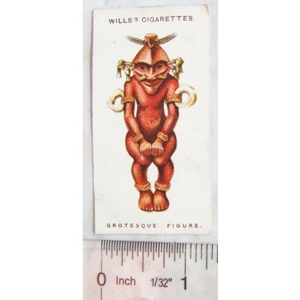 1923 Wills Lucky Charms No. 48 Grotesque Figure