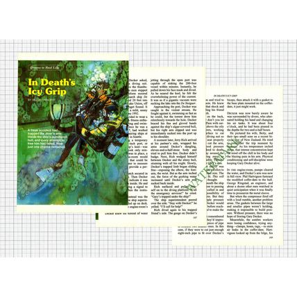 Gary Decker Diving Accident Jerry Rich US Ship DE STEIGUER - 1993 Article