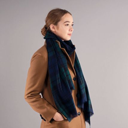 Lochcarron of Scotland Alba Black Watch Extra Fine Merino Stole [BraNewWithTags]