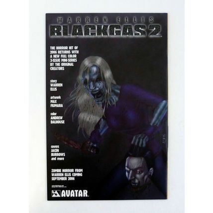 Blackgas #3 Avatar Comics Warren Ellis NM 2006