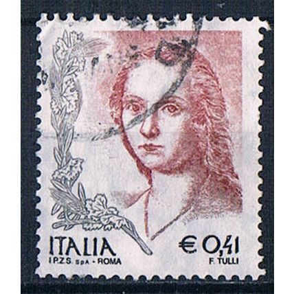 Italy 2002 SG2715 it123 Women in Art 41c Used Stamp
