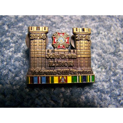 Veterans Still Serving Lapel Pin - John Davin - 2014-2015