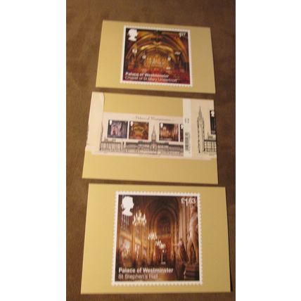 2020 GB PHQ Postcard - Westminster / House of Parliament - Unfranked Stamps