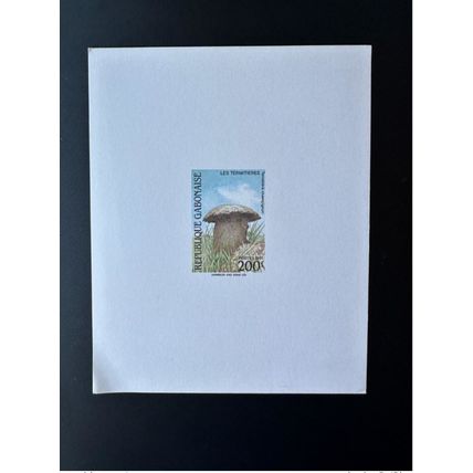 Gabon 1991 Mi. 1100 épreuve de Luxe Les Termitières Champignon Mushroom Pilz