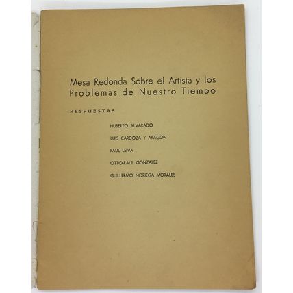 El Artista Y Los Problemas de Nuestro Tiempo
