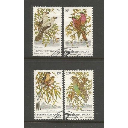 South Africa / Bophuthatswana 1980 Birds Fine Used Set SG 60 / 63
