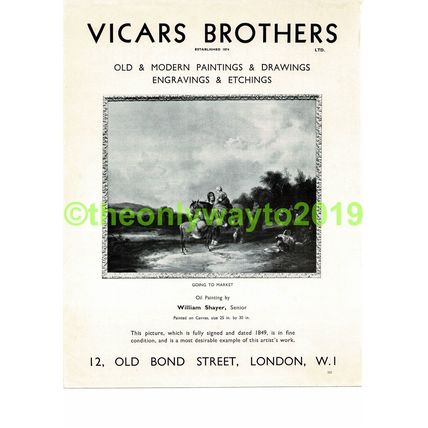 Vicars Brothers, Advert, Shayer Painting, , Book Illustration (Print), 1934