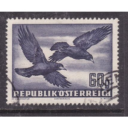 Austria 1950 Rooks 60g Fine Used SG 1215 VGC