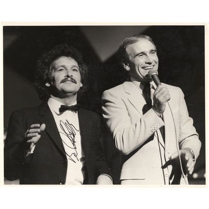 Cannon & Ball ITV Comedians Vintage Giant 10x8 Hand Signed Photo