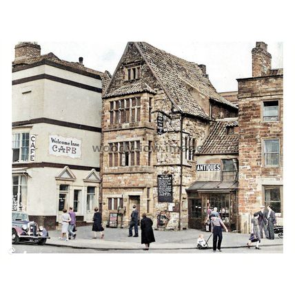 ptc6088 - Yorks - King Richard III's House in Scarborough c1945- print 6x4