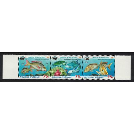 New Caledonia Fish strip of 3v 2009 MNH SG#1461-1463 MI#1489-1491