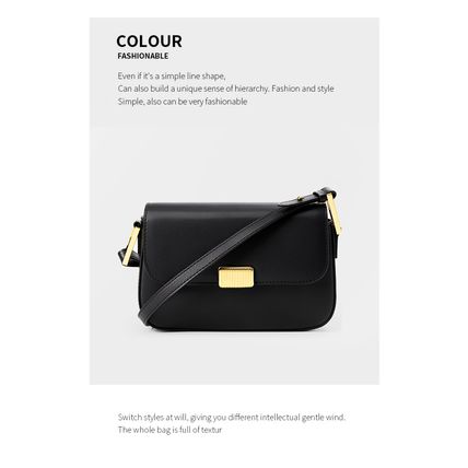 Women Genuine Leather Crossbody Bag Black
