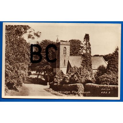 Postcard The Church Kirtlebridge Dumfries & Galloway Nr Gretna Ecclefechan
