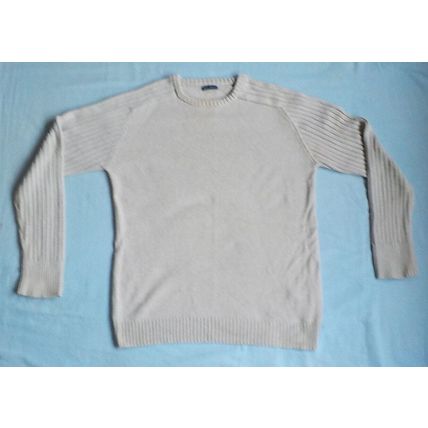 VINTAGE MEN'S LONG SLEEVED ROUND NECK PULLOVER. WEST ROCK. 100% COTTON