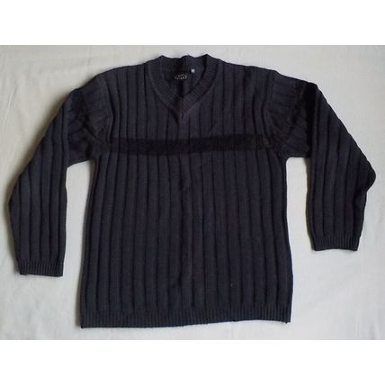 VINTAGE MEN'S LONG SLEEVED V NECK PULLOVER. ISLAND BRAND (see description)