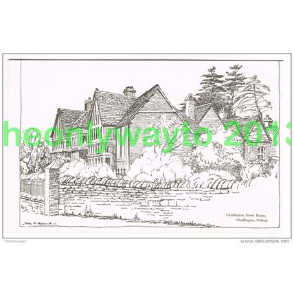 CHADLINGTON GUEST HOUSE, CHADLINGTON, OXFORD, ENGLAND, Postcard