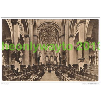 OXFORD, CHRIST CHURCH CATHEDRAL, OXFORDSHIRE, 1900/10s?, Postcard