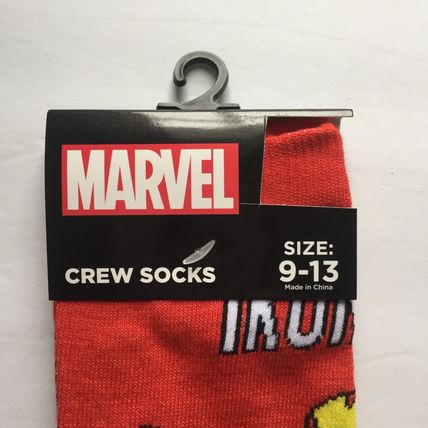 NEW Marvel Iron-Man Unisex Crew Socks Size 9-13