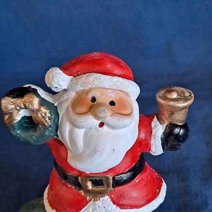 Greenbrier SANTA CLAUS Christmas STOCKING HOLDER Mantel Cement Hanger Hook