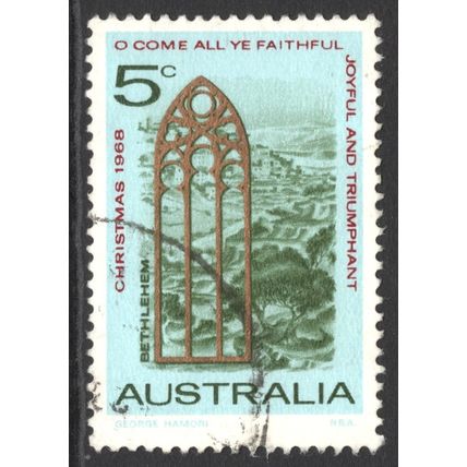 AUSTRALIA 1968: CHRISTMAS - 5c USED (G2)