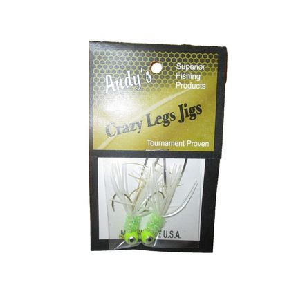 Andy's Pearl Crazy Legs Jigs Superior Fishing Products Tournament Proven 2 Pack