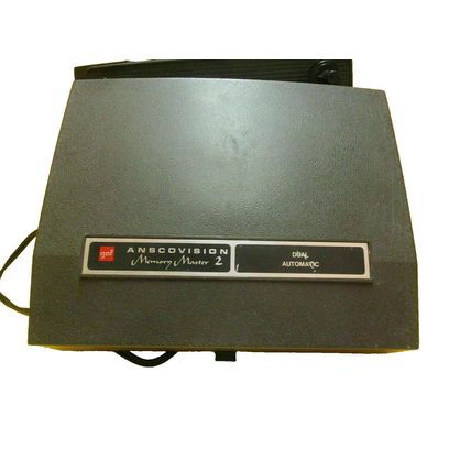 Vintage Anscovision Dual 8 Movie Projector Memory Master 2 Dual Automatic