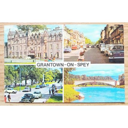 POSTCARD: GRANTOWN ON SPEY - VARIOUS 1960's VIEWS: 1987