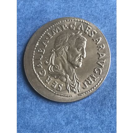 Ancient Roman COIN Caesar and Angel on rear Commemorative Coins Replica Medal
