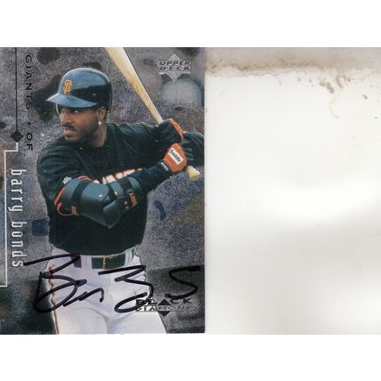 BARRY BONDS 1999 AUTOGRAPHED SAN FRANCISCO GIANTS HOF WORLD CHAMPION HR KING