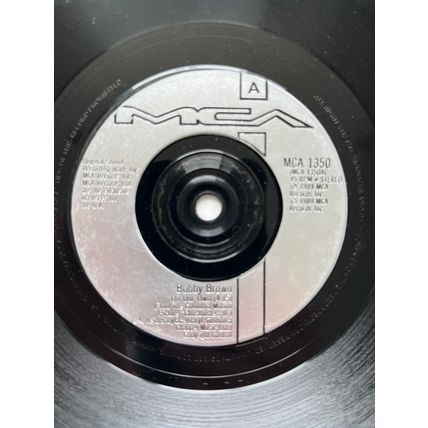 BOBBY BROWN - ON OUR OWN (UK 7" VINYL, 1989)