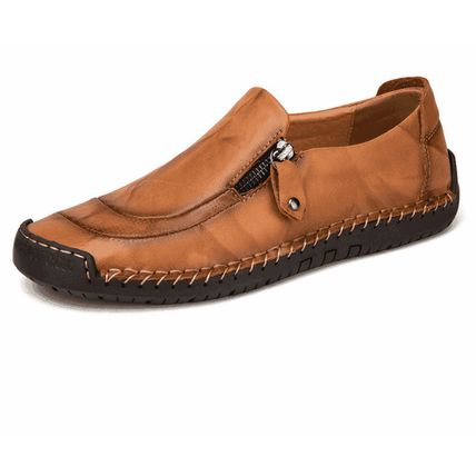 Men's one pedal driving shoes men Upper leather Shoes