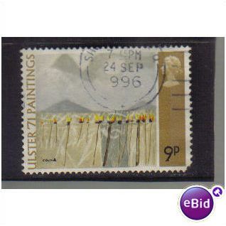1971 GB ULSTER PAINTINGS 9P F/U SG 883