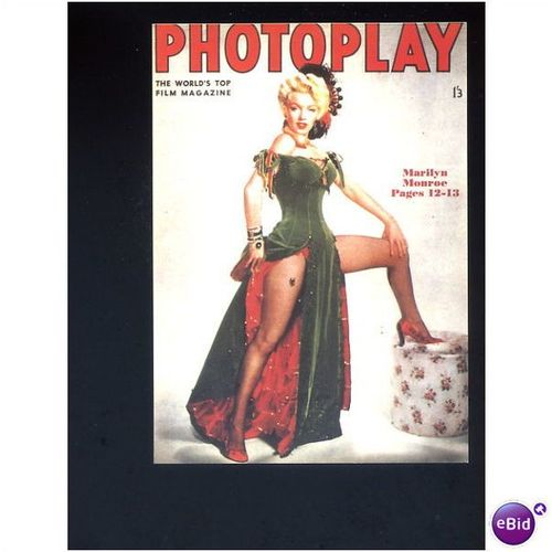 Cinema MARILYN MONROE "Photoplay" Magazine Cover Postcard