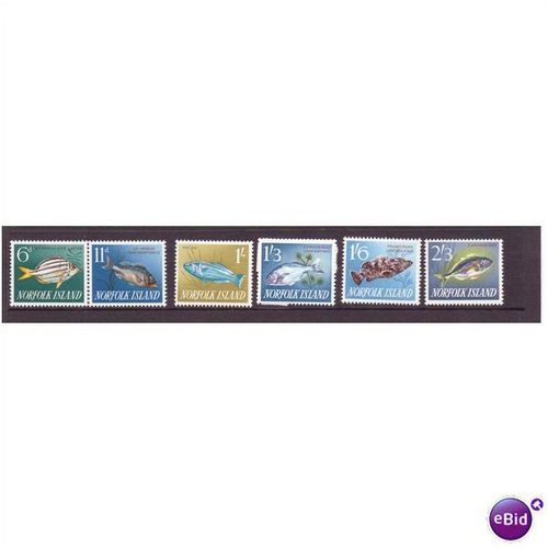 Norfolk Island stamps fish set mh sg43