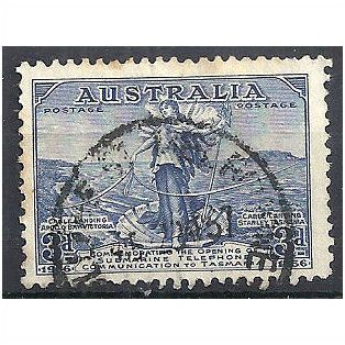 Australia 1935 SG157 3d Blue Silver Jubilee Fine Used ..