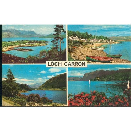 Loch Carron, Ross-Shire, Scotland 1977 - Colourmaster Multi-View PLC37199