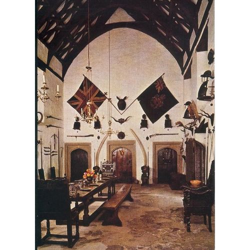 Cotehele House, St. Dominick, Cornwall - The Hall c.1490 - National Trust Card