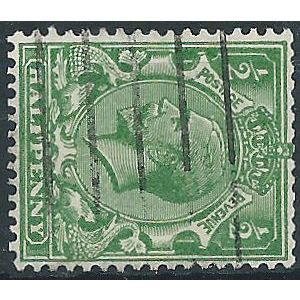 1924 SG418a 1/2d Green Wmk Block Cypher Sideways Good+ Used..
