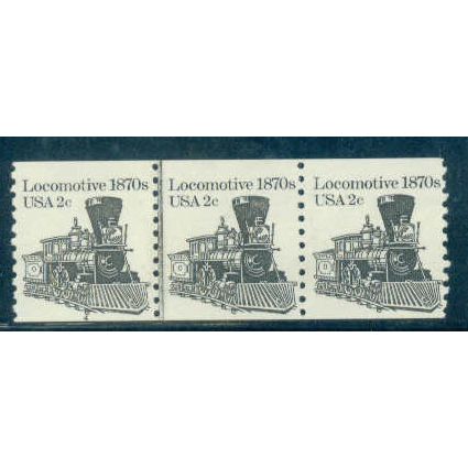 1897A 2c Locomotive Fine MNH Dry Gum CNP+1 Left 4 W0461