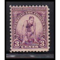 718 3c Runner Just Clears MNH O3243