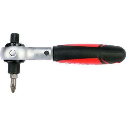 Yato professional ratchet bit holder driver 1/4" swivel head magnetic (YT-03311