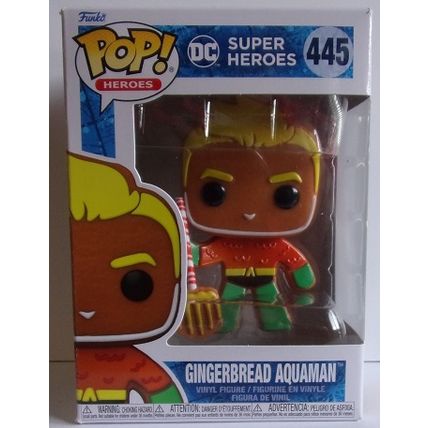 FUNKO / POP ' DC SUPER HEROES ' GINGERBREAD AQUAMAN