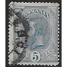 Mi 102 Y: 5 b. blue Definitive: thin white paper, Wz. 2 a upr., line perf. 13½
