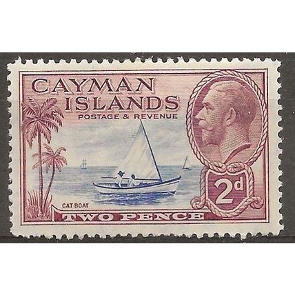 Cayman Islands 1935 SG100 2d ultramarine & Purple Mounted Mint .